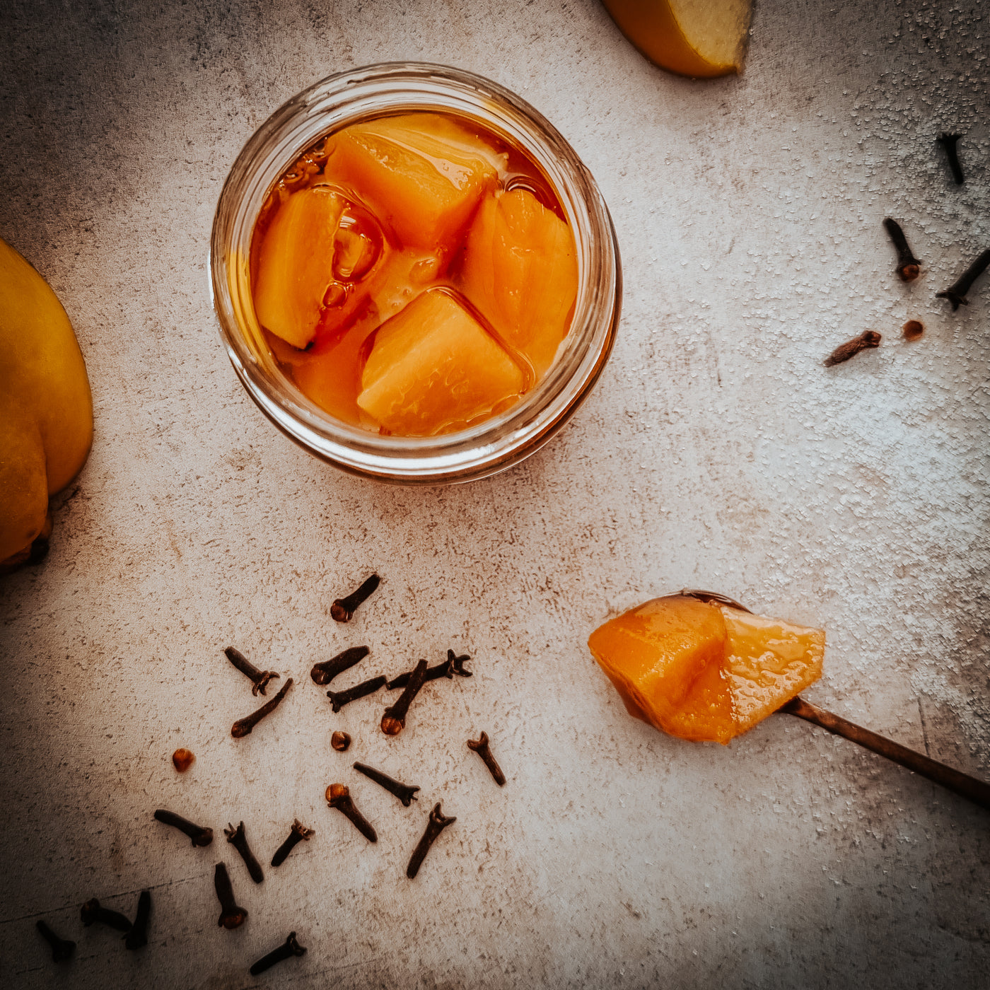 Pickled Quince with Gin-Inspired Botanicals