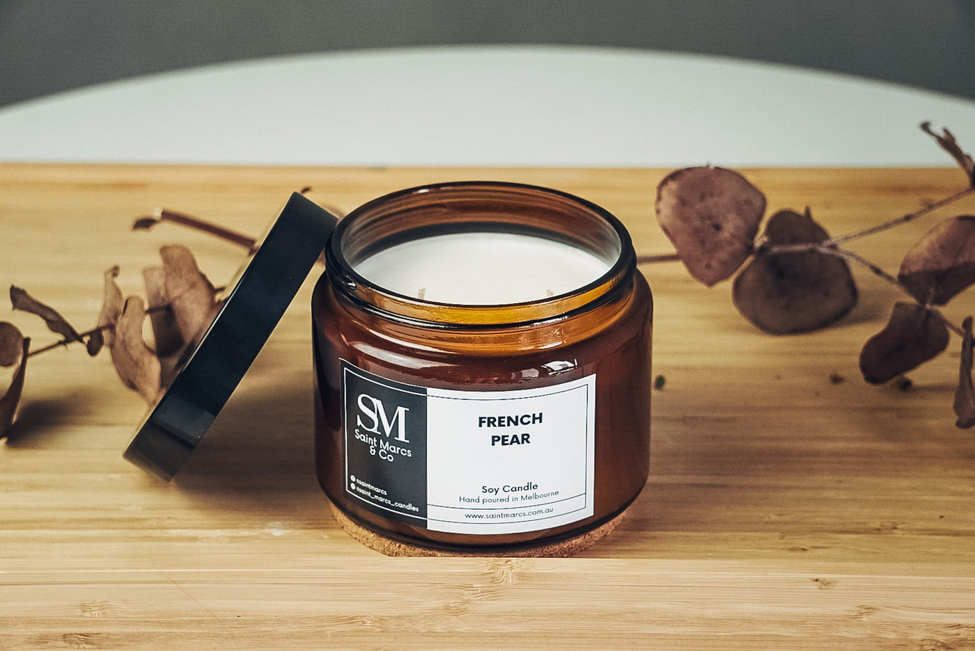 Large French Pear Soy Candle 750g