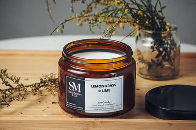 Large Lemongrass & Lime Soy Candle 750g