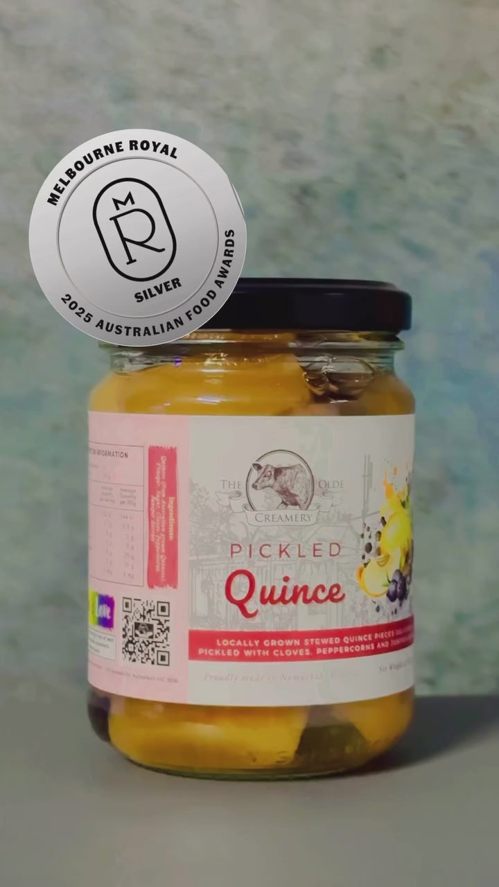 Pickled Quince with Gin-Inspired Botanicals